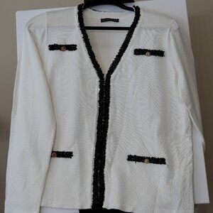 Adrianna Papell Cardigan Size 10 Lightweight Layering Sweater